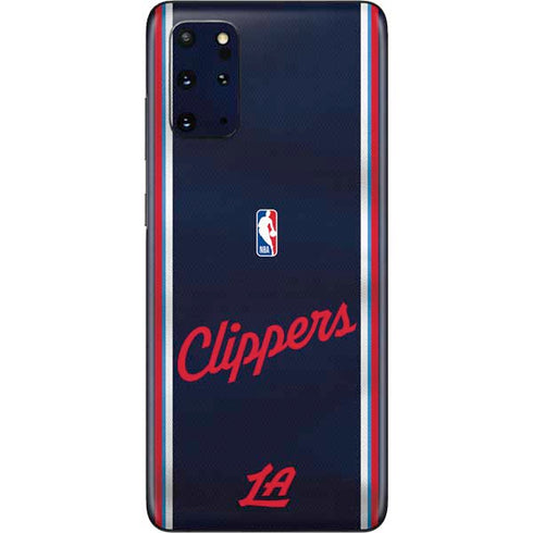 NBA Los Angeles Clippers Distressed Red Galaxy S20 Plus Skin